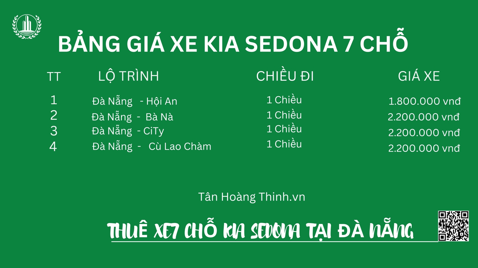 Bảng giá xe 7 chỗ Kia Sedona ở Đà Nẵng giá rẻ chất lượng