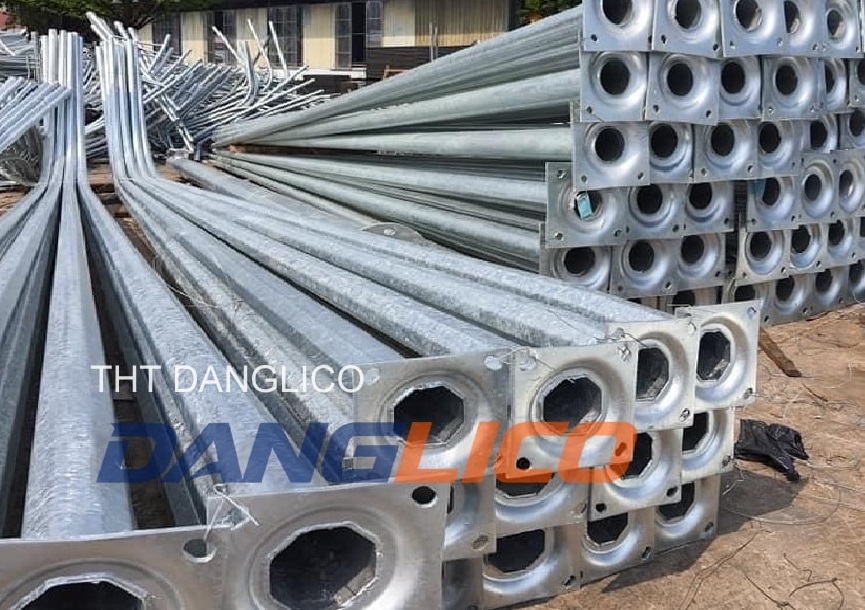 Báo giá cột đèn chiếu sáng mạ kẽm các loại
